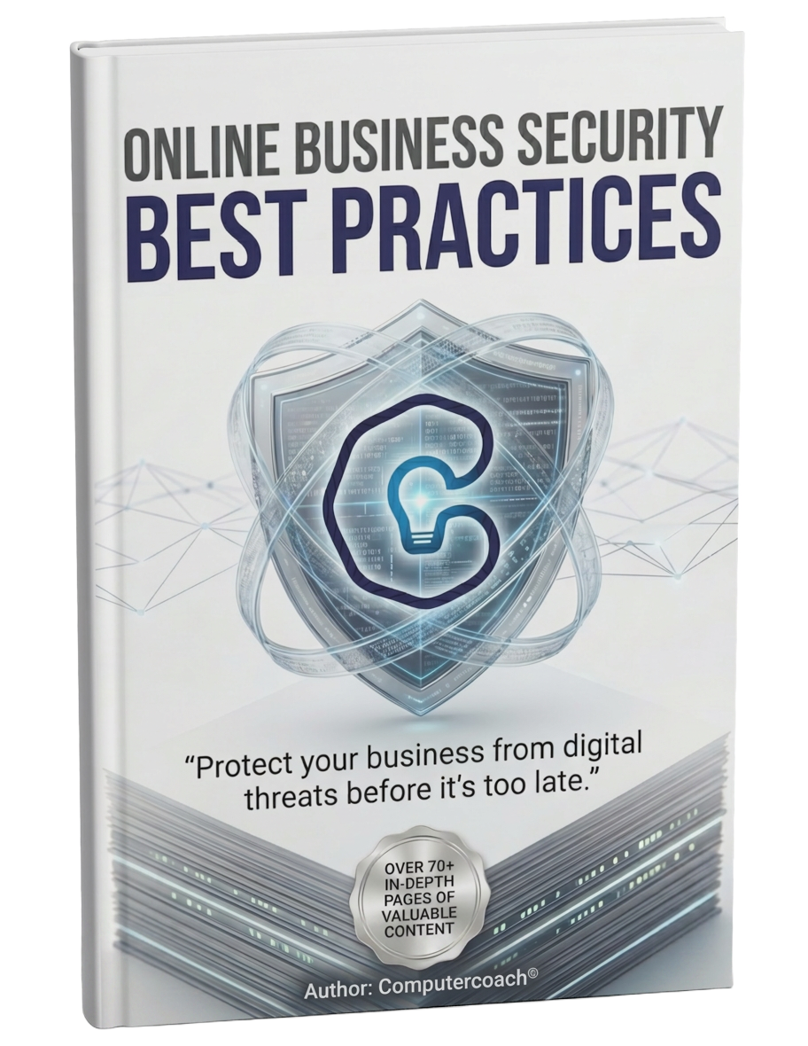 Online Business Security Best Practices, free guide cover